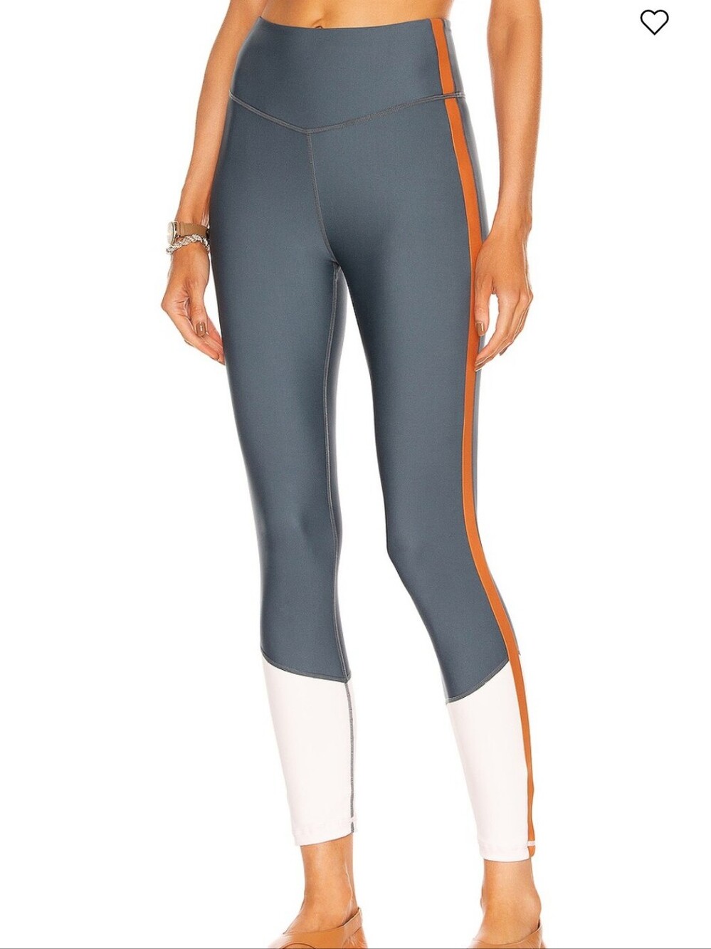 The Upside Women Alicante Slate Blue Colorblock High Rise Leggings Size‎ 6